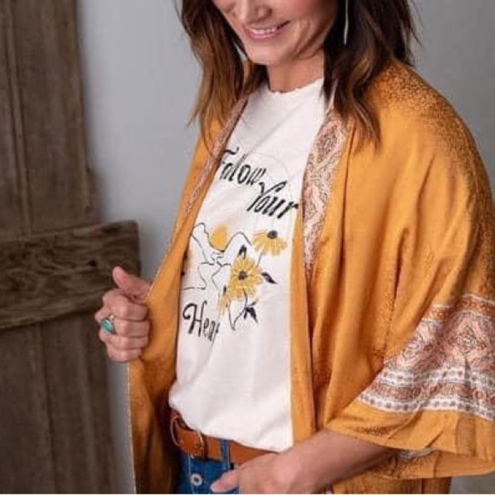 Matilda Jane good hart follow your heart distressed T